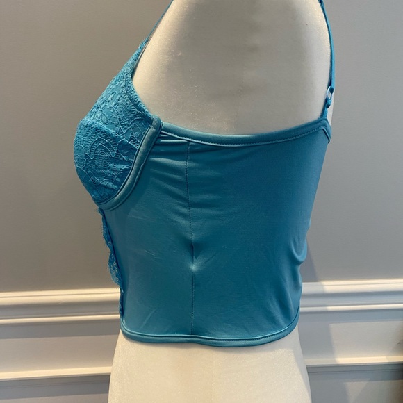 No brand, no name, boustier/corset, blue, perfect condition, never worn, size … - Picture 3 of 4